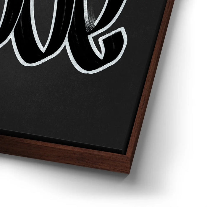 Featured image 14 for One Love - Matte Black - Calligraphy