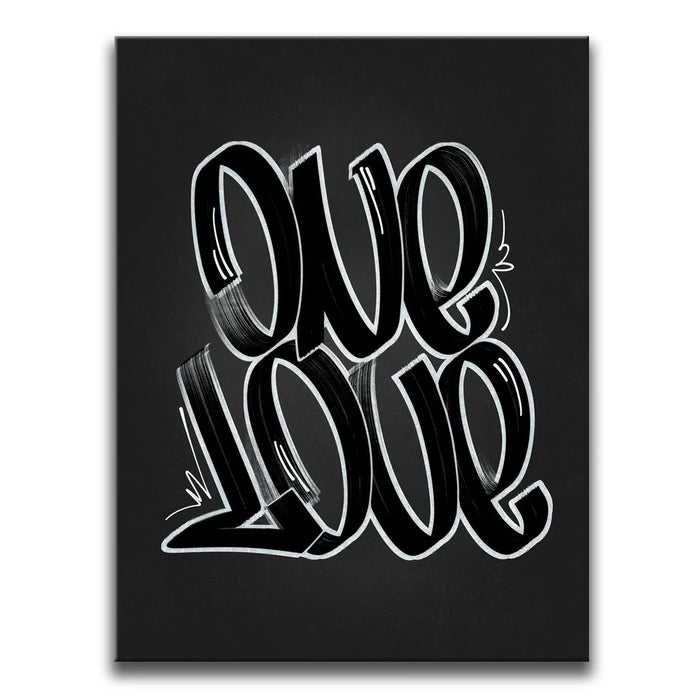 Featured image 1 for One Love - Matte Black - Calligraphy