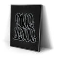 Thumbnail image 2 for One Love - Matte Black - Calligraphy