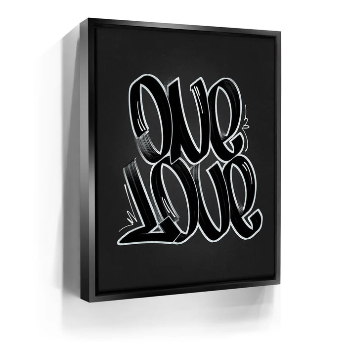 Featured image 5 for One Love - Matte Black - Calligraphy