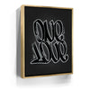 Featured image 7 for One Love - Matte Black - Calligraphy