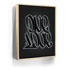 Featured image 9 for One Love - Matte Black - Calligraphy