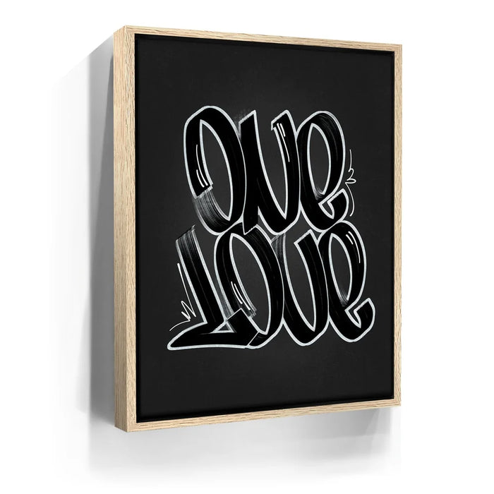 Featured image 9 for One Love - Matte Black - Calligraphy