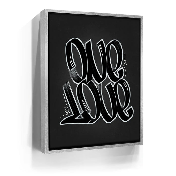 Featured image 8 for One Love - Matte Black - Calligraphy