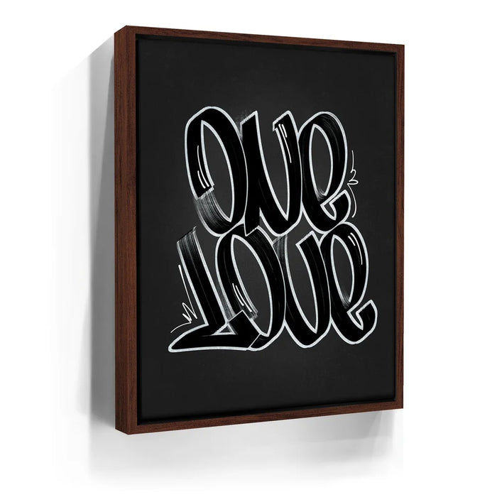Featured image 10 for One Love - Matte Black - Calligraphy