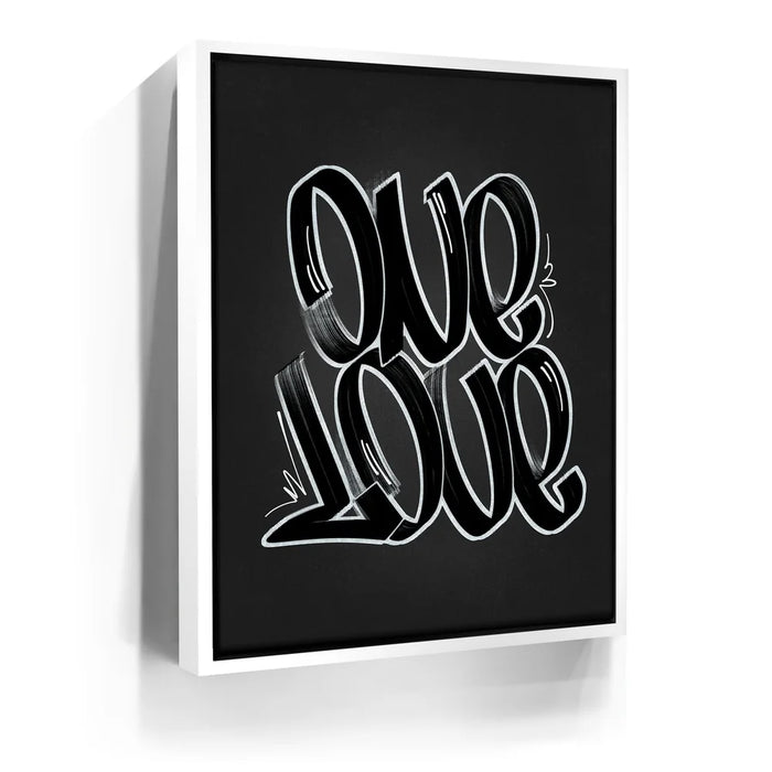 Featured image 6 for One Love - Matte Black - Calligraphy