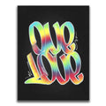 Featured image 1 for One Love - Tie Dye - Calligraphy