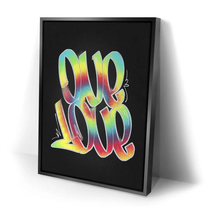 Featured image 2 for One Love - Tie Dye - Calligraphy