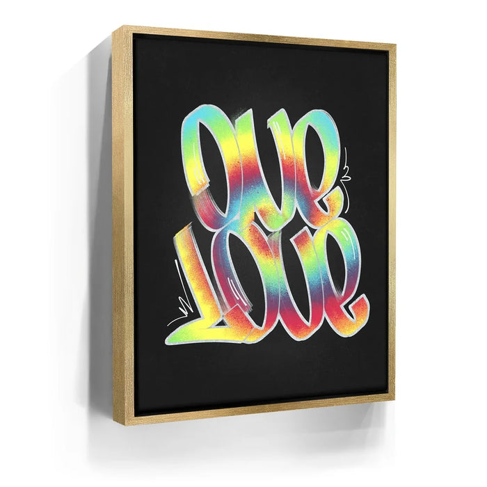 Featured image 7 for One Love - Tie Dye - Calligraphy