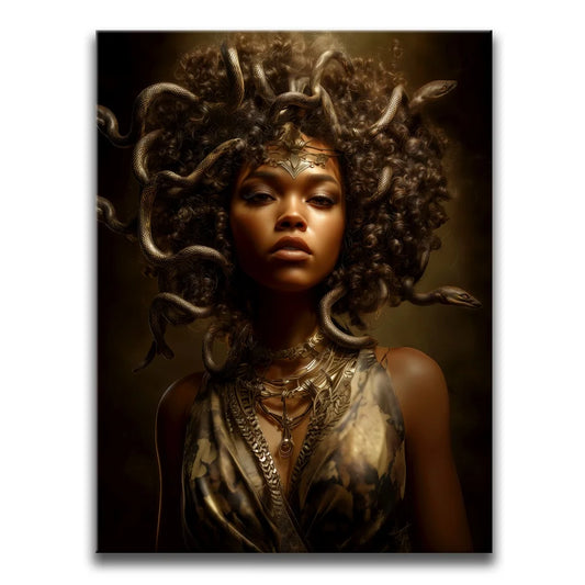 Ophidian Queen Posters, Prints, & Visual Artwork TheGoatWallArt PORTRAIT 18x24 0.75" STANDARD
