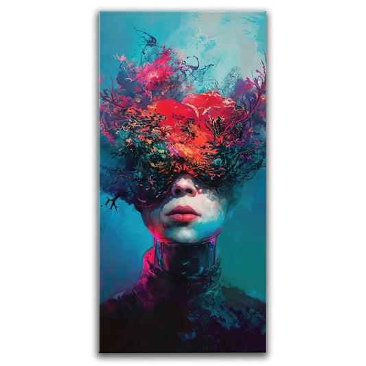 Overwhelming Thoughts Posters, Prints, & Visual Artwork TheGoatWallArt PORTRAIT - TALL 15x30 0.75" STANDARD