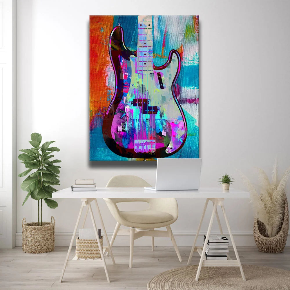 Featured image 2 for Painted Precision Guitar