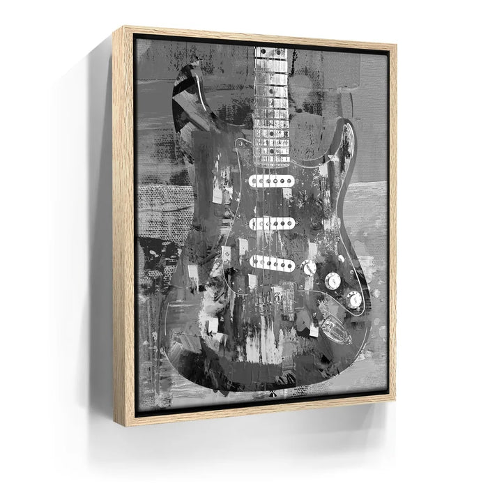 Featured image 9 for Painted Stratocaster Guitar - Black & White