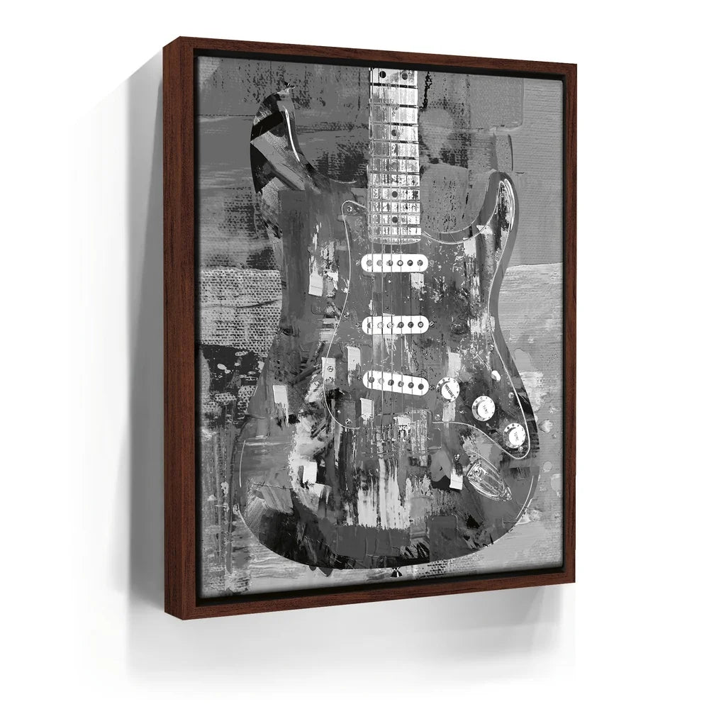Featured image 10 for Painted Stratocaster Guitar - Black & White