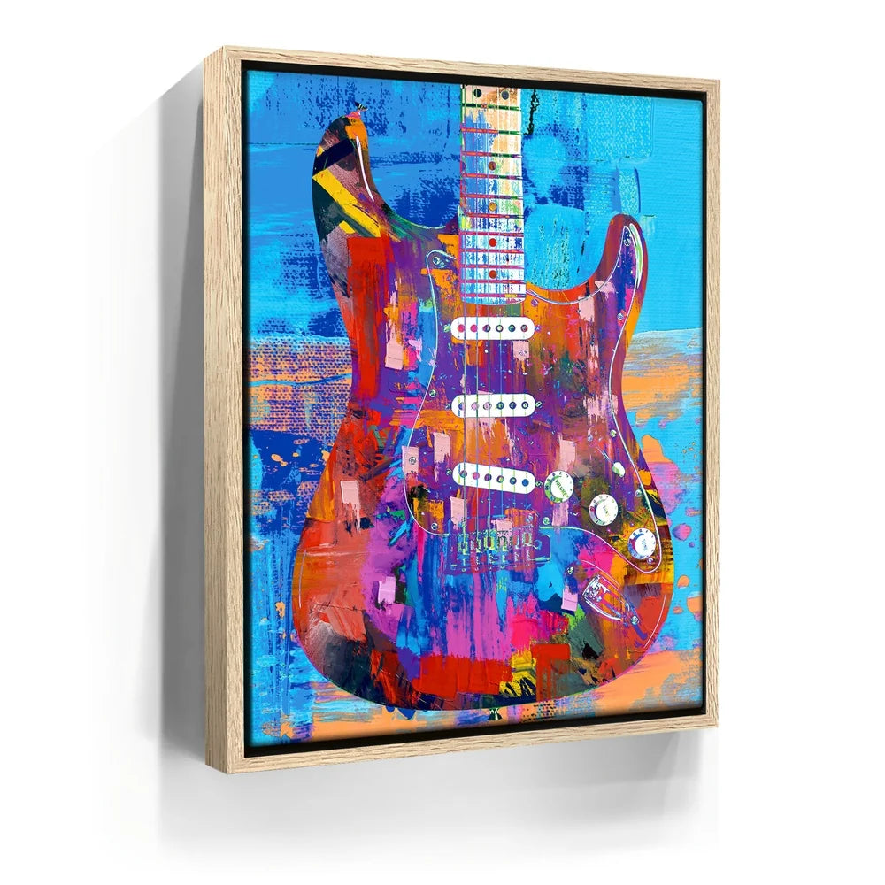 Featured image 9 for Painted Stratocaster Guitar