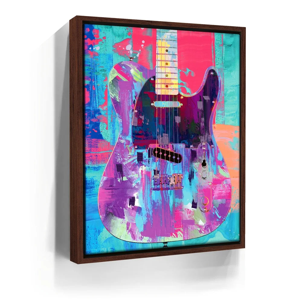Featured image 10 for Painted Telecaster Guitar