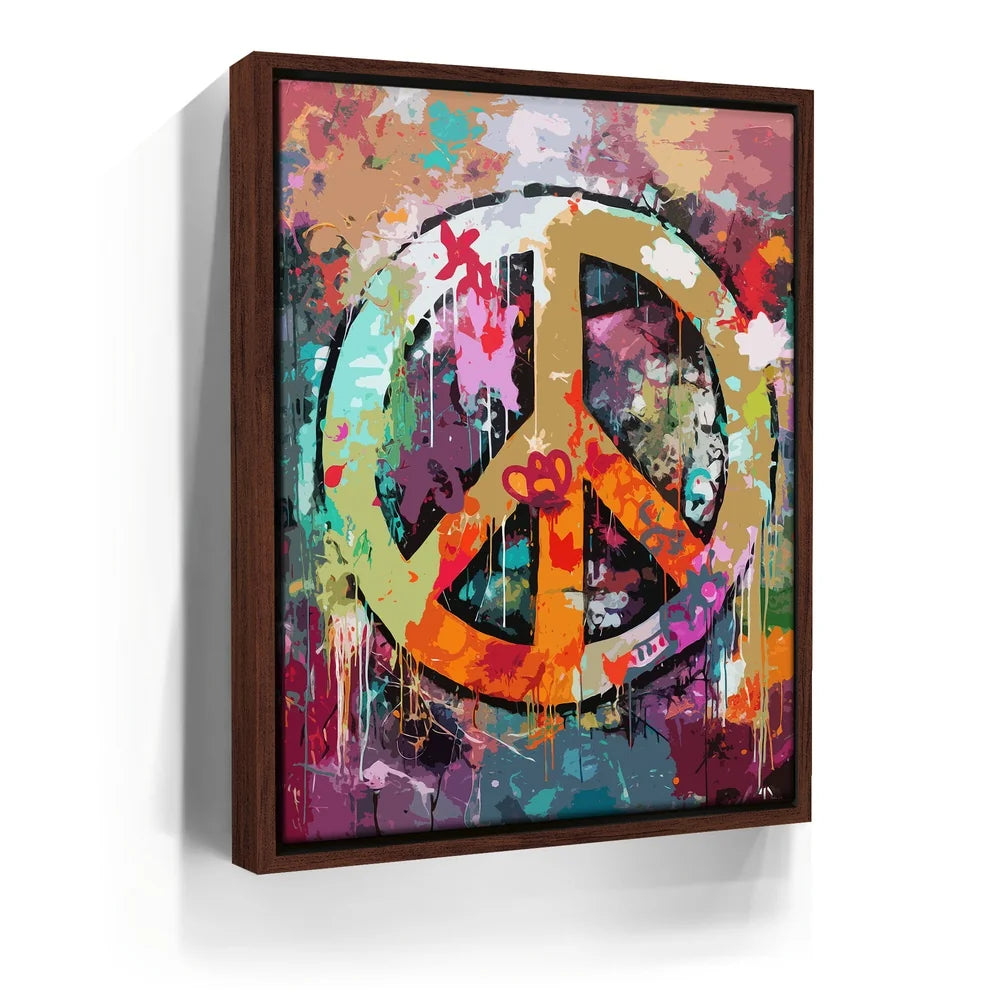 『Pictures for Peace』 Peace - Graffiti III – TheGOATWallArt