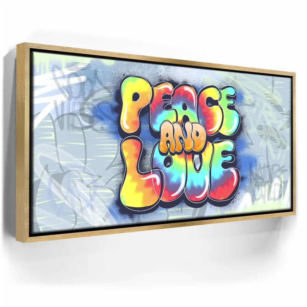 Peace & Love - Graffiti – TheGOATWallArt