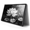 Thumbnail image 2 for Peaceful Lotus Flower - Black and White