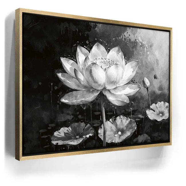 Featured image 7 for Peaceful Lotus Flower - Black and White