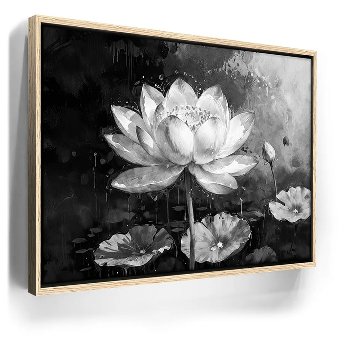 Featured image 7 for Peaceful Lotus Flower - Black and White