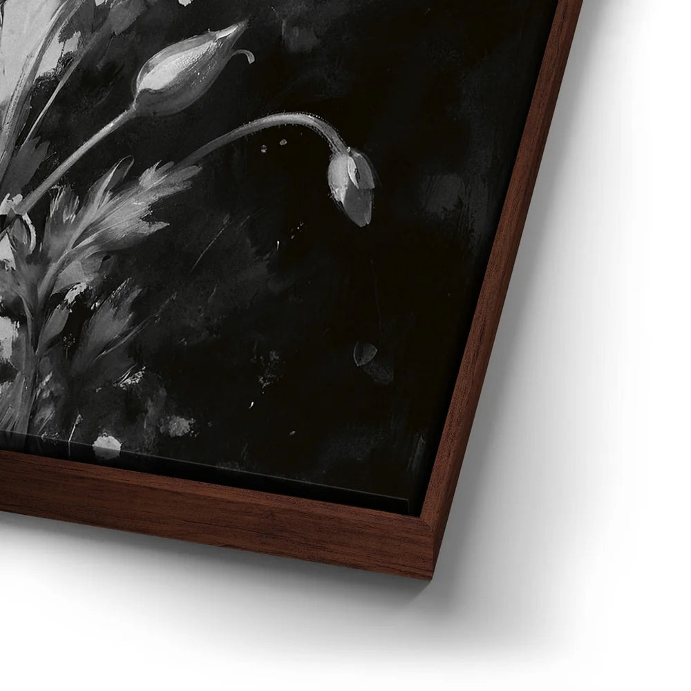 Featured image 14 for Poppy Flowers I - Black and White