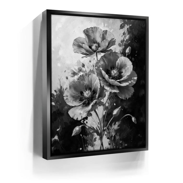 Featured image 5 for Poppy Flowers I - Black and White