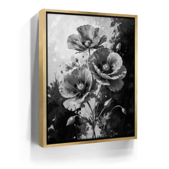 Featured image 7 for Poppy Flowers I - Black and White