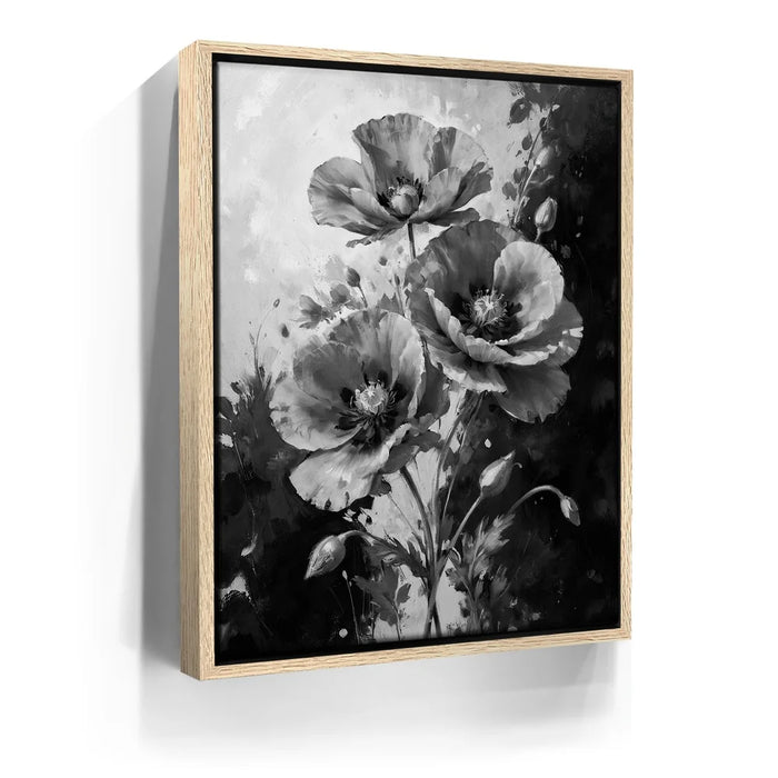 Featured image 9 for Poppy Flowers I - Black and White