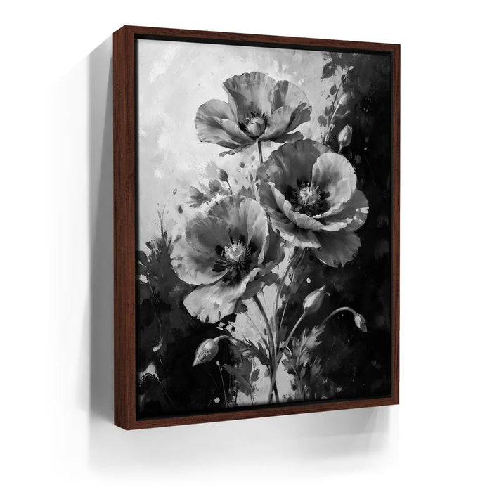 Featured image 10 for Poppy Flowers I - Black and White
