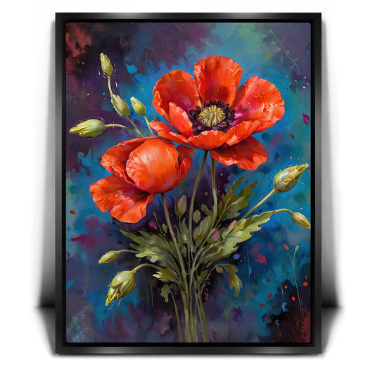 Poppy Flowers II Posters, Prints, & Visual Artwork TheGoatWallArt