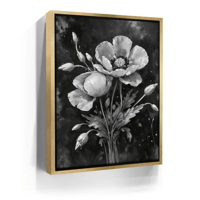 Featured image 7 for Poppy Flowers II - Black and White