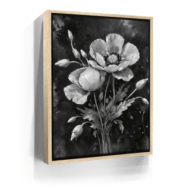 Featured image 9 for Poppy Flowers II - Black and White