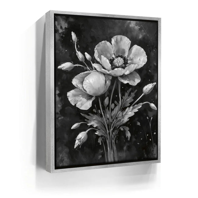 Featured image 8 for Poppy Flowers II - Black and White