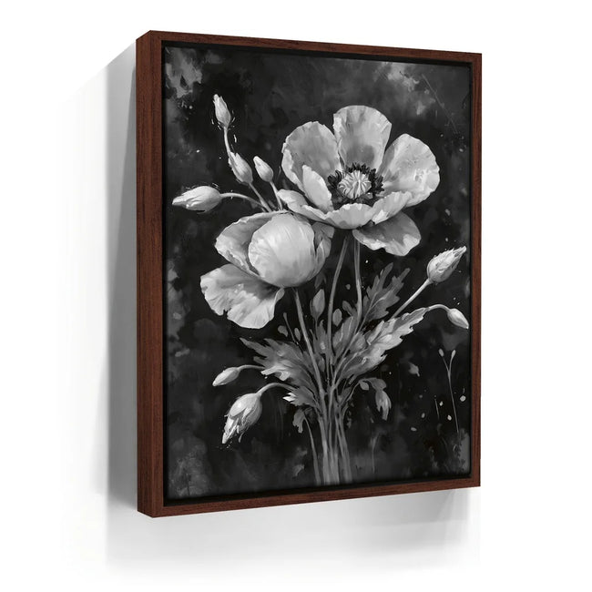 Featured image 10 for Poppy Flowers II - Black and White