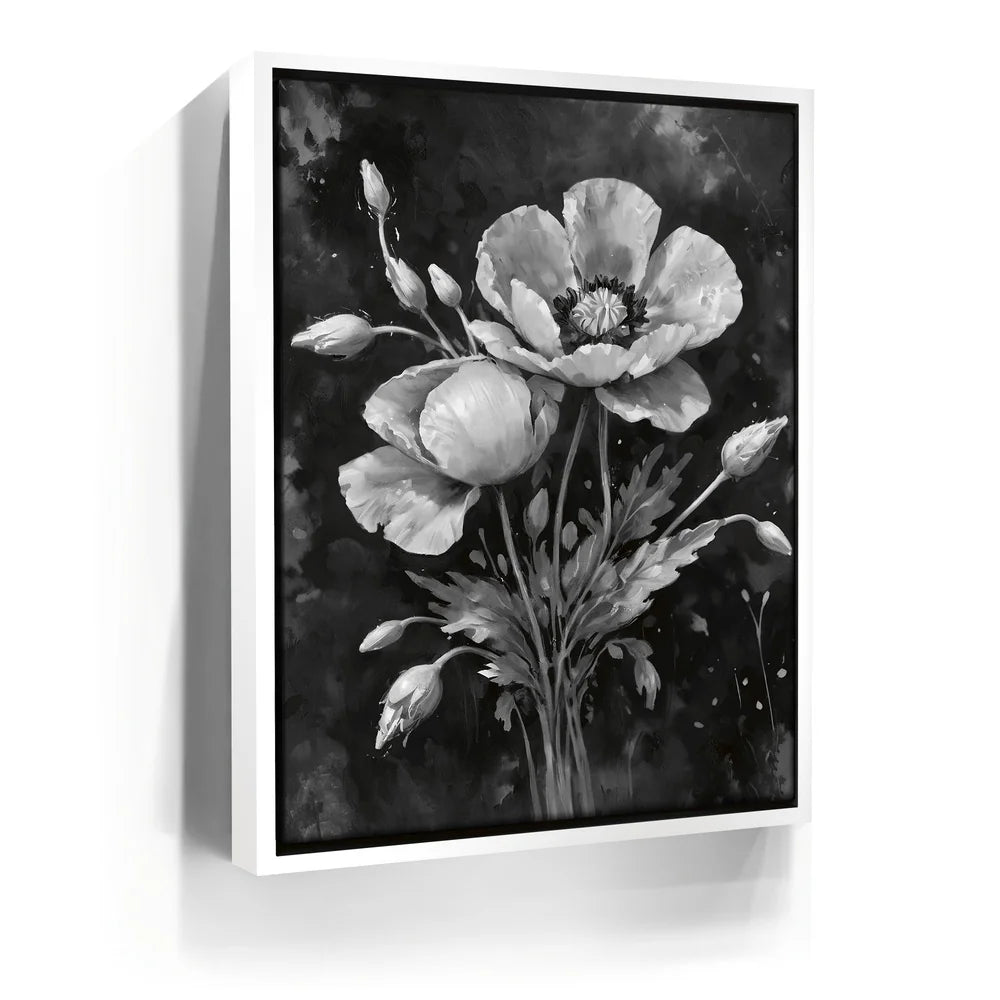 Featured image 6 for Poppy Flowers II - Black and White
