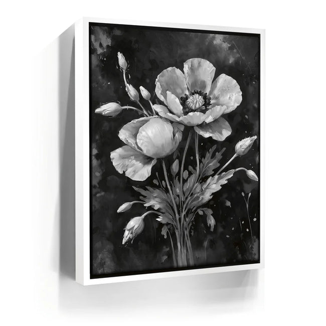 Featured image 6 for Poppy Flowers II - Black and White