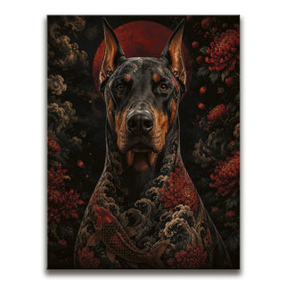 Porcelain Japanese Doberman