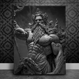 Poseidon - Black and White
