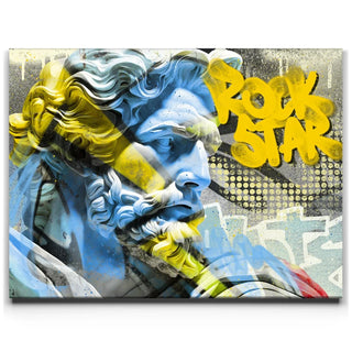 Poseidon Rock Star - Statue - Graffiti