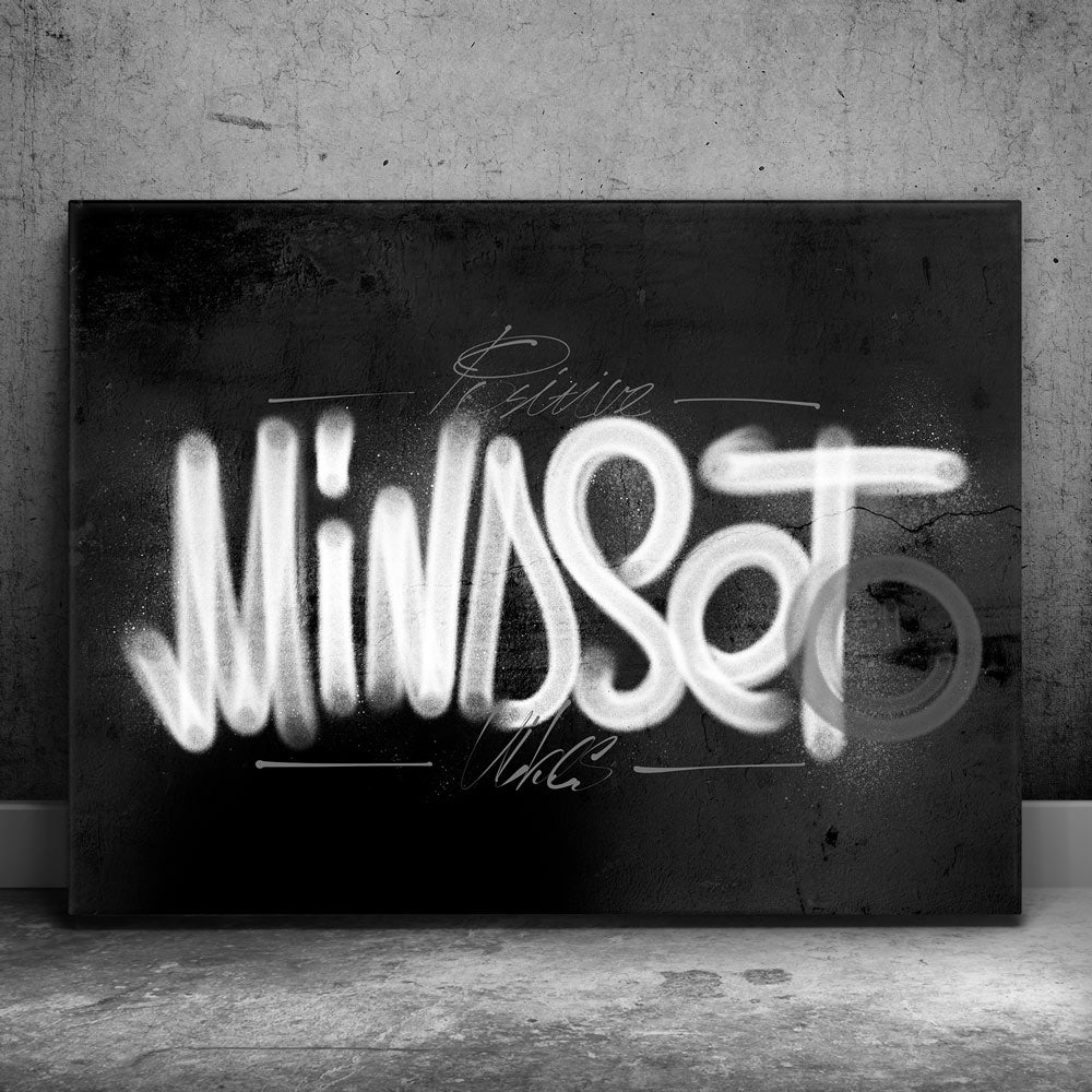 Positive Vibes Mindset IV - Black & White
