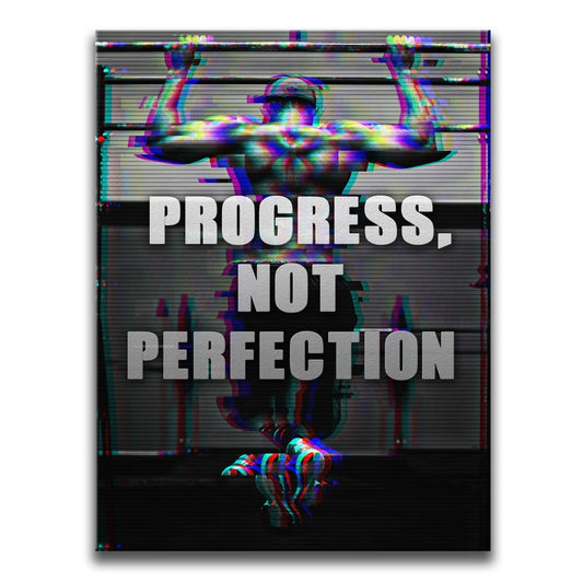 Persistence Over Perfection - Graffiti Posters, Prints, & Visual Artwork TheGoatWallArt LANDSCAPE - WIDE 30x15 0.75" STANDARD
