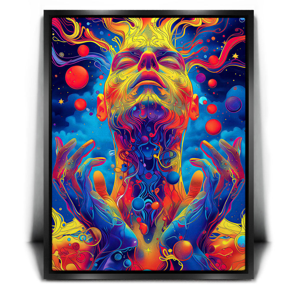 Psychedelic Skull – TheGOATWallArt