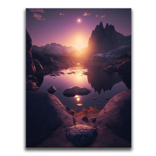 Purple Mountain Sunset