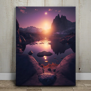 Purple Mountain Sunset