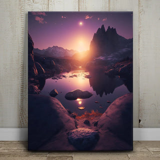 Purple Mountain Sunset