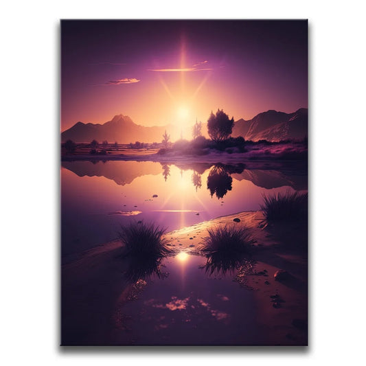 Purple Valley Sunset