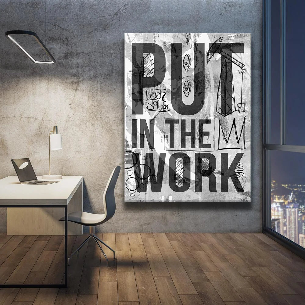 Featured image 2 for Put In The Work - Sketch - Black & White