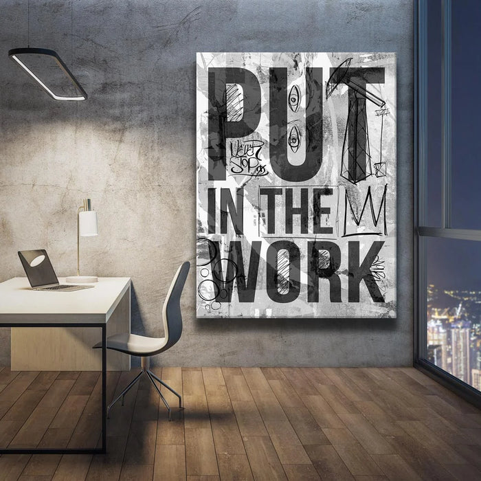 Featured image 2 for Put In The Work - Sketch - Black & White