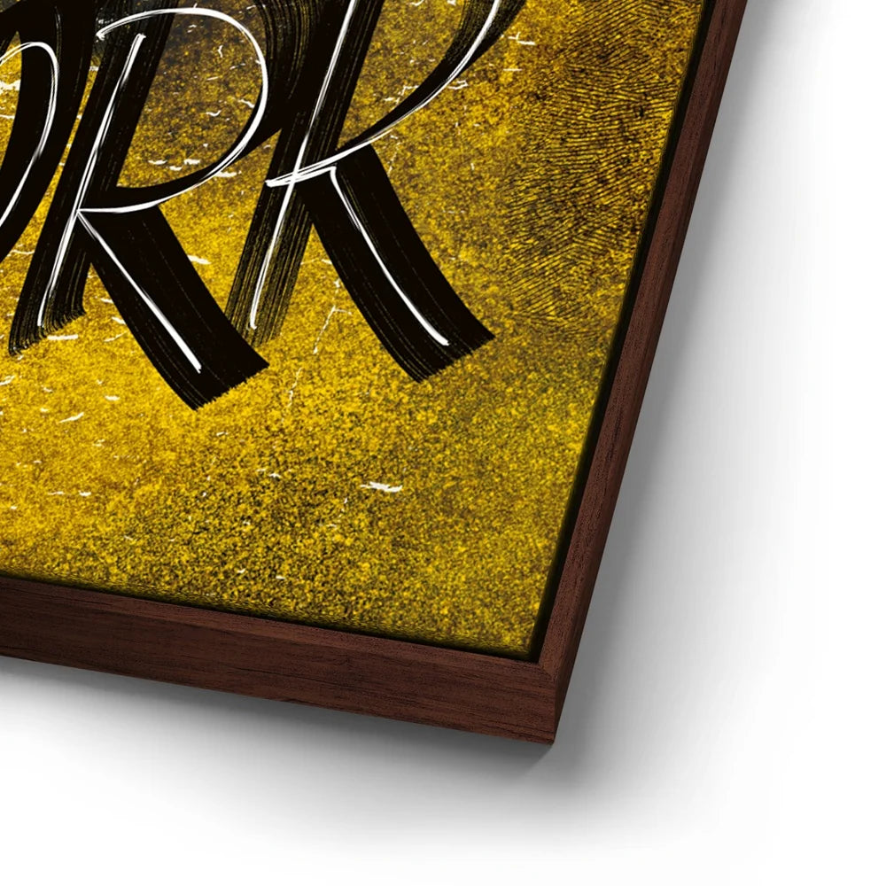 Featured image 14 for Put In The Work Calligraphy - Black Text